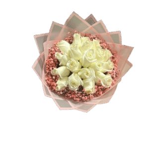 20 Roses & Baby’s Breathe Bouquet