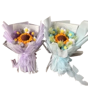 Handmade Crochet Flower Bouquet