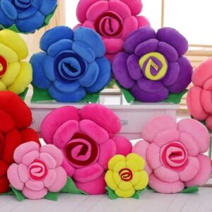 Large Rose Shaped Sofa Cushion Plush