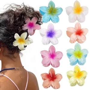 Hawaiian Gradient Flower Hair Clip