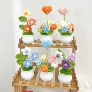 Crochet Potted Plants Flower