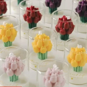 Soy Wax Flower Scented Candle