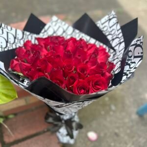 Classic Red Rose Dior Bouquet